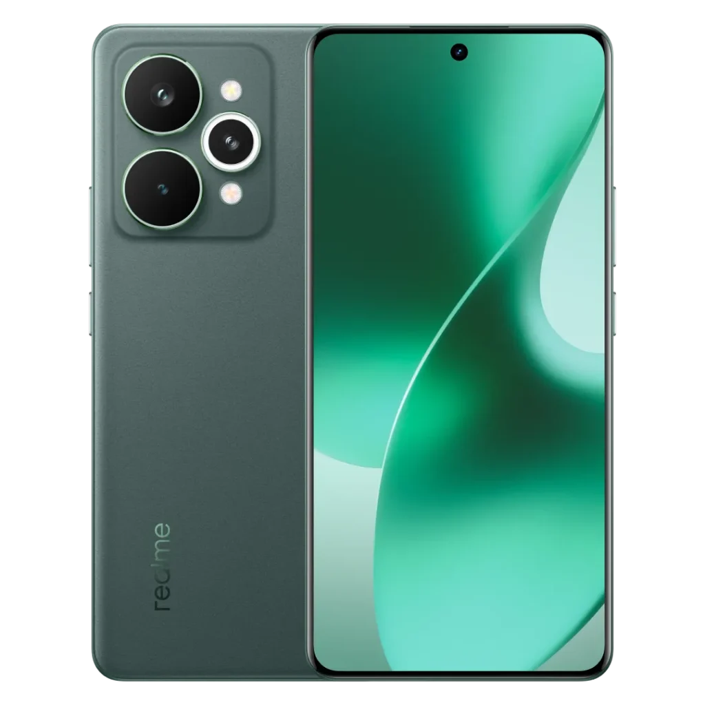 Realme new Smart phone new color 15 pro 5g -Velvet Green